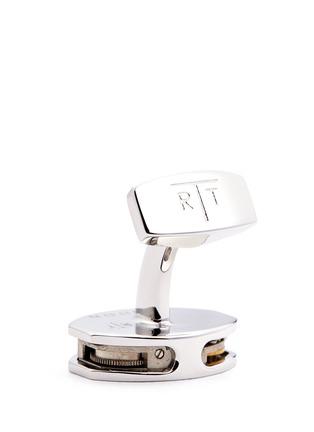 Detail View - Click To Enlarge - TATEOSSIAN - 'Skeleton Movement' tonneau limited edition cufflinks