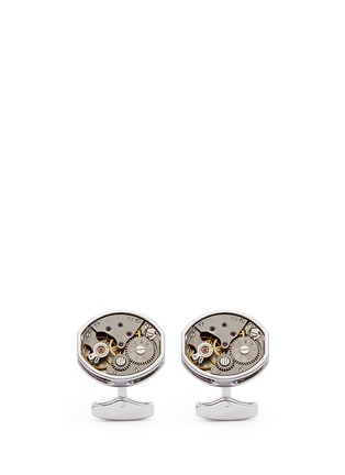 Main View - Click To Enlarge - TATEOSSIAN - 'Skeleton Movement' tonneau limited edition cufflinks