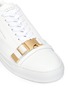 Detail View - Click To Enlarge - BUSCEMI SHOES - '50MM' buckle strap leather sneakers