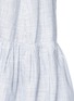 Detail View - Click To Enlarge - LISA MARIE FERNANDEZ - 'Mira' button down off-shoulder flounce dress