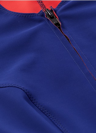 Detail View - Click To Enlarge - LISA MARIE FERNANDEZ - 'Farah' neoprene zip swimsuit