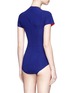 Back View - Click To Enlarge - LISA MARIE FERNANDEZ - 'Farah' neoprene zip swimsuit