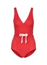 Main View - Click To Enlarge - LISA MARIE FERNANDEZ - 'Yasmin' drawstring waist pucker swimsuit