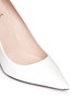 Detail View - Click To Enlarge - LANVIN - Faux pearl Spazzolato leather pumps