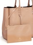 Detail View - Click To Enlarge - LANVIN - 'Small Shopper' lace-up tassel leather tote