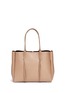 Main View - Click To Enlarge - LANVIN - 'Small Shopper' lace-up tassel leather tote