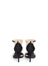 Back View - Click To Enlarge - LANVIN - Curb chain fringe suede sandals