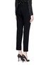 Back View - Click To Enlarge - ST. JOHN - 'Emma' crepe Morocain cropped straight pants