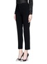 Front View - Click To Enlarge - ST. JOHN - 'Emma' crepe Morocain cropped straight pants