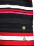 Detail View - Click To Enlarge - ST. JOHN - 'Salins Stripe' split button hem knit tunic