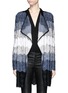 Main View - Click To Enlarge - ST. JOHN - Ombré wave stripe wool blend cardigan