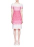 Main View - Click To Enlarge - ST. JOHN - 'Papillons' ombré tweed knit sheath dress