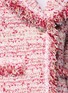 Detail View - Click To Enlarge - ST. JOHN - 'Bridgette' fringe ribbon tweed knit jacket