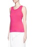 Front View - Click To Enlarge - ST. JOHN - Wool-silk knit tank top