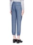 Back View - Click To Enlarge - VINCE - Wrap front chambray pants