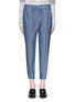 Main View - Click To Enlarge - VINCE - Wrap front chambray pants