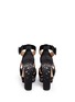 Back View - Click To Enlarge - CHARLOTTE OLYMPIA - 'Edna' rhinestone silk satin platform sandals