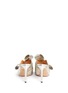 Back View - Click To Enlarge - CHARLOTTE OLYMPIA - 'Ilona' knot lamé mule sandals