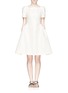Main View - Click To Enlarge - CHICTOPIA - Puff sleeve hopsack skater dress