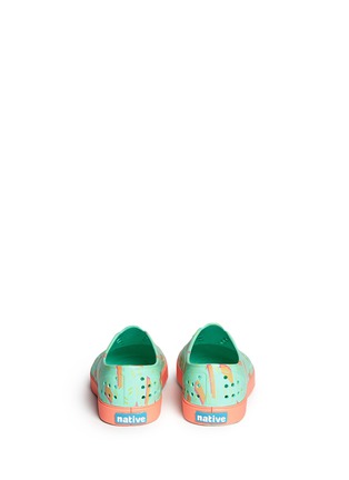 Back View - Click To Enlarge - NATIVE  - 'Miller Child' confetti print slip-ons