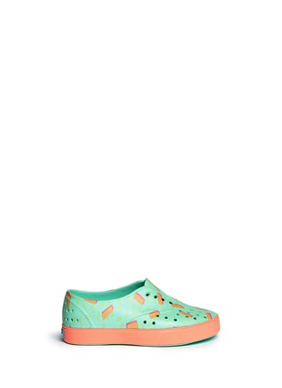 Main View - Click To Enlarge - NATIVE  - 'Miller Child' confetti print slip-ons