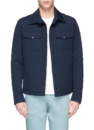 Main View - Click To Enlarge - ISAIA - Quilted wool-nylon jacket