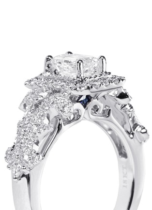 Figure View - Click To Enlarge - VERA WANG LOVE - East Meets West - Diamond Engagement Ring
