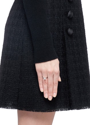 Figure View - Click To Enlarge - VERA WANG LOVE - Ice - Solitaire Plus diamond ring