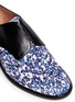 Detail View - Click To Enlarge - CLERGERIE - 'Jira' freeze print sateen leather slip-on Oxfords