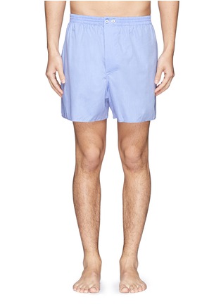 Main View - Click To Enlarge - ZIMMERLI - Mercerised cotton trunks