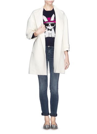 Figure View - Click To Enlarge - ALICE & OLIVIA - Jewel bunny sweater