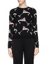Main View - Click To Enlarge - ALICE & OLIVIA - Allover martini wool knit sweater