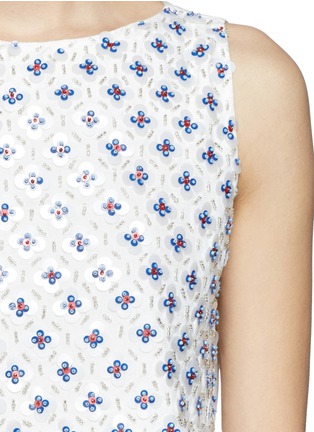 Detail View - Click To Enlarge - ALICE & OLIVIA - 'Ama' sequin bead tank top