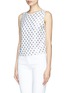 Front View - Click To Enlarge - ALICE & OLIVIA - 'Ama' sequin bead tank top