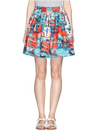 Main View - Click To Enlarge - ALICE & OLIVIA - 'Stora' town print pouf skirt