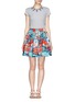 Figure View - Click To Enlarge - ALICE & OLIVIA - 'Stora' town print pouf skirt