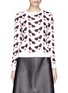 Main View - Click To Enlarge - ALICE & OLIVIA - 'Smiley Stace' face sweater 