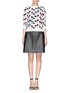 Figure View - Click To Enlarge - ALICE & OLIVIA - 'Smiley Stace' face sweater 