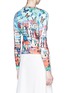 Back View - Click To Enlarge - ALICE & OLIVIA - 'Butterfly Paradise' print cardigan