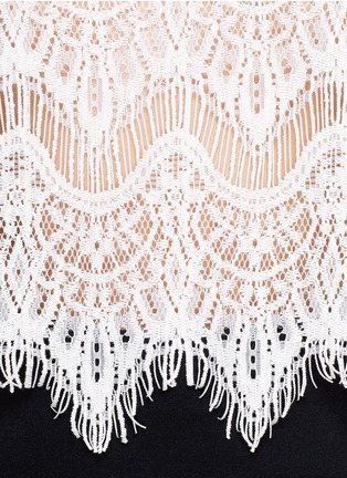 Detail View - Click To Enlarge - ALICE & OLIVIA - 'Farrell' lace shell top