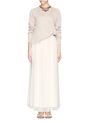Figure View - Click To Enlarge - ALICE & OLIVIA - 'Maci' sequin maxi skirt