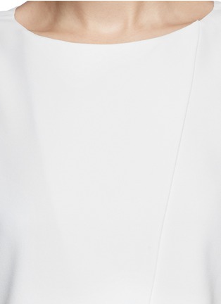 Detail View - Click To Enlarge - ALICE & OLIVIA - Wrap front crepe top