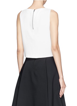 Back View - Click To Enlarge - ALICE & OLIVIA - Wrap front crepe top