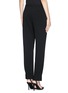Back View - Click To Enlarge - ALEXANDER WANG - Tailored hybrid crepe track pants