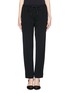 Main View - Click To Enlarge - ALEXANDER WANG - Tailored hybrid crepe track pants