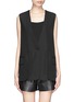 Main View - Click To Enlarge - ALEXANDER WANG - Wool suiting fabric vest 