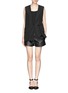 Figure View - Click To Enlarge - ALEXANDER WANG - Wool suiting fabric vest 