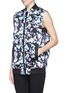 Front View - Click To Enlarge - ALEXANDER WANG - Tie dye print vest