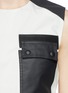 Detail View - Click To Enlarge - ALEXANDER WANG - Matte coated patch cropped top