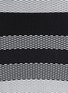 Detail View - Click To Enlarge - ALEXANDER WANG - Mesh pattern stripe stretch knit skirt